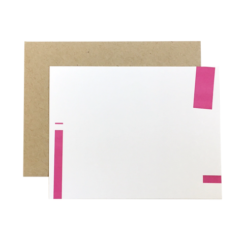 Bar Card - Fuschia