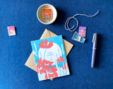 Anemone Birthday Card