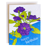 Dark Rose Birthday Card