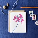 Pelargonium Blank Card