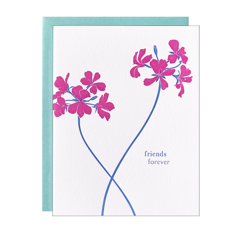 Crossing Stems Friends Card