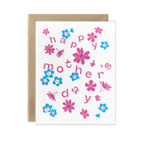 Flower Confetti Mom Card