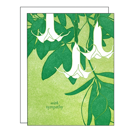 Angels Trumpet Sympathy Card