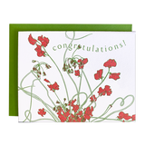 Twist Bouquet Congrats Card
