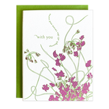 Twist Bouquet With You Card